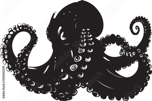 Mystical Abyss: The Enigmatic Silhouette of Cthulhu
