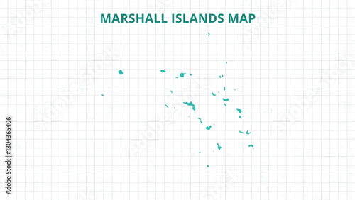 A Map highlighting Marshall Islands Map, Marshall Islands modern map with Grey Color Hi detailed Vector, geographical borders