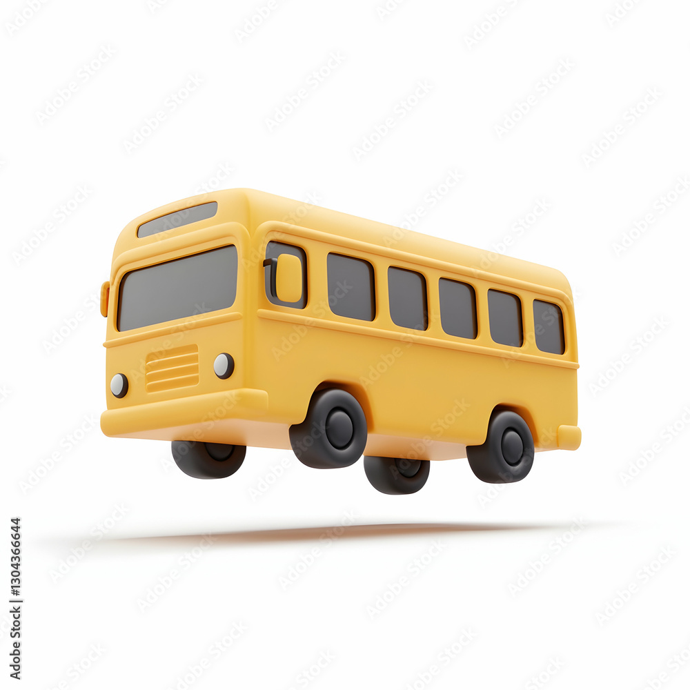 A transportation icon in a 3D style