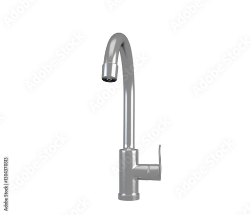 faucet isolated on white