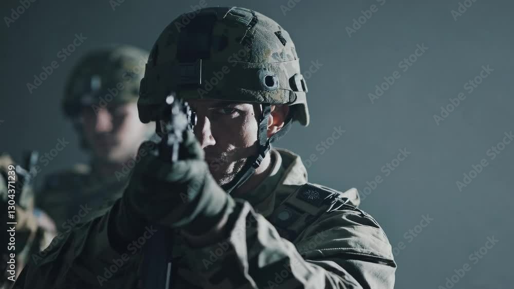 The Soldier with Firearm The Soldier with Firearm