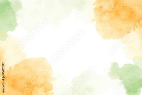 indian watercolor background tricolor, orange, green, social, media, banner, design, indian, republic, independence, 15 august, republic, day, 26 january, poster, empty, vector