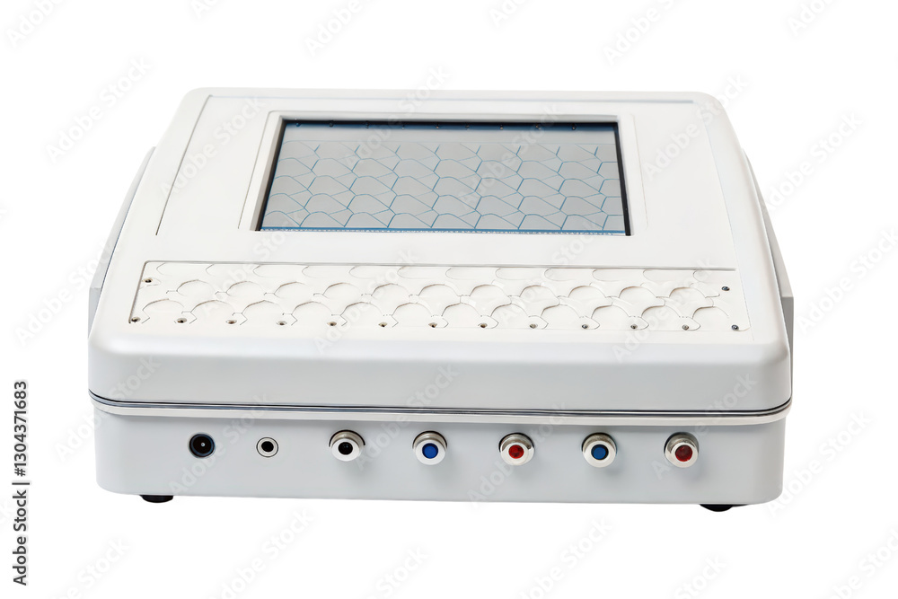 Fototapeta premium White medical diagnostic device isolated with transparent background