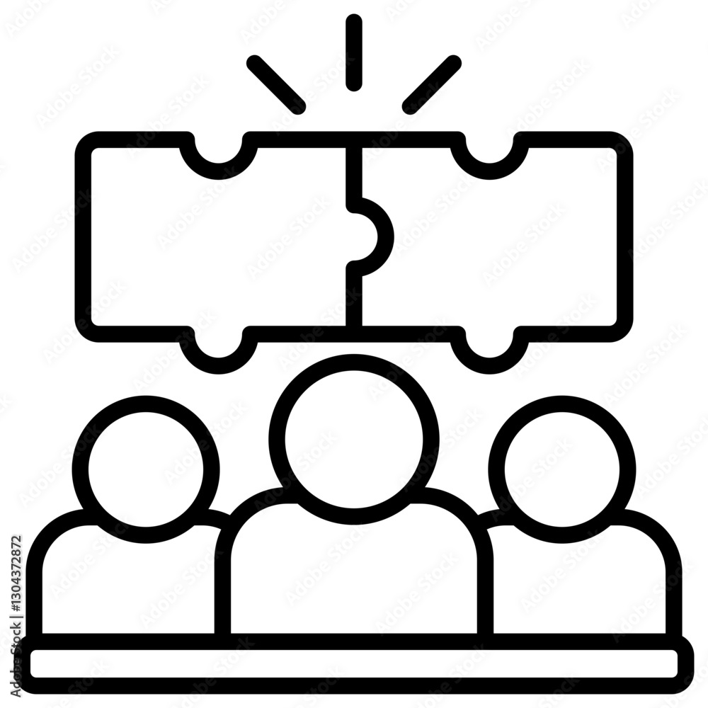 Obraz premium Meeting Icon