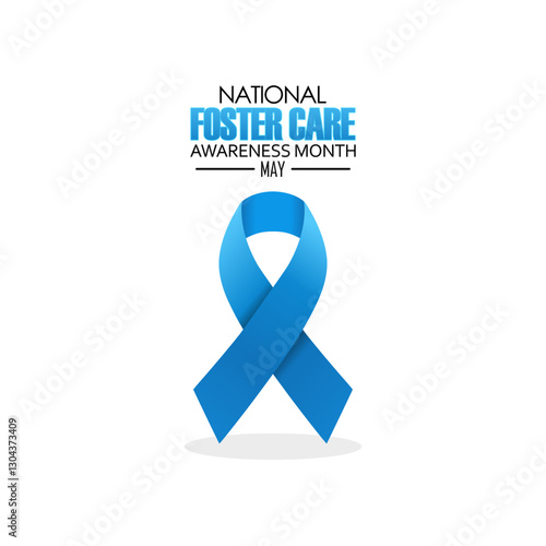 vector graphic of national foster care month ideal for national foster care month celebration