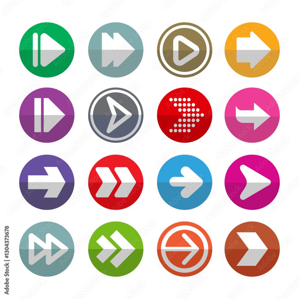 Arrows button arrow icon up next back down left vector Arrows button arrow icon up next back down left vector