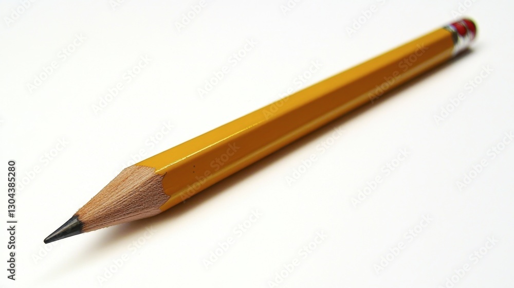 Classic white notebook and pencil on a bright white background, symbolizing clarity and simplicity. Classic white notebook and pencil on a bright white background, symbolizing clarity and simplicity.