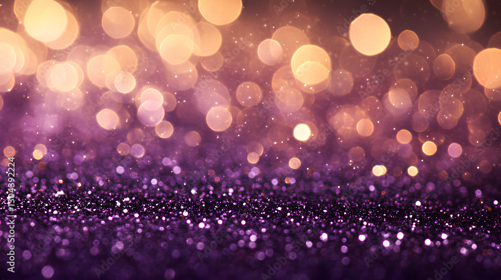Mystical Purple Bokeh – Soft Glittering Particles Mystical Purple Bokeh – Soft Glittering Particles