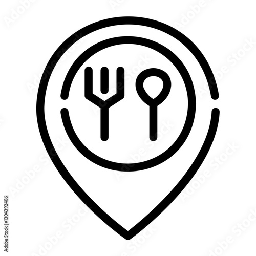 location Line Icon