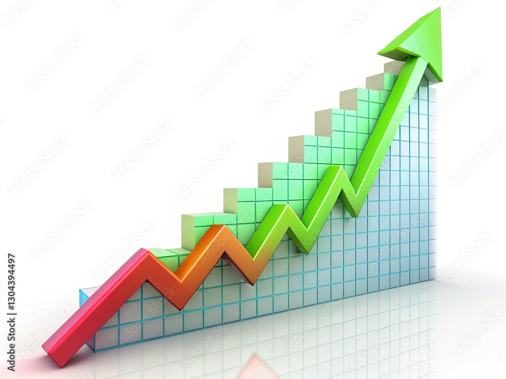 Upward Trending Stock Market Arrow Graph Animation - Profit Growth & Investment Success Upward Trending Stock Market Arrow Graph Animation - Profit Growth & Investment Success