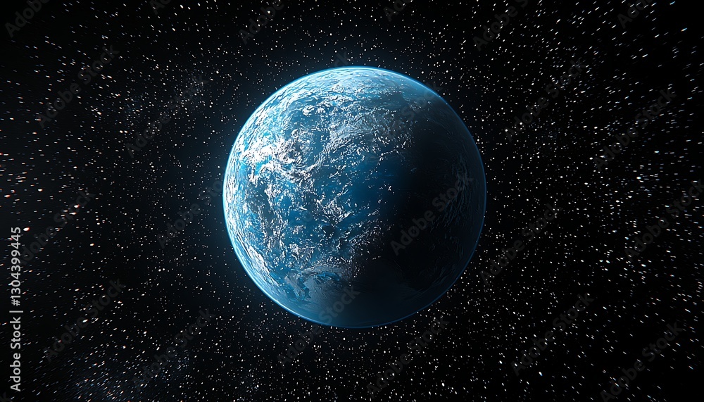 Fototapeta premium Earth in Cosmic Space