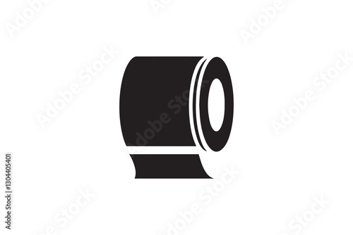 tissue icon black color vector silhouette illustration isolated in white background