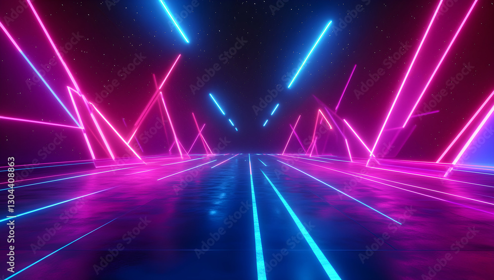 Futuristic Abstract 3D Waves – AI Digital Art. Futuristic Abstract 3D Waves – AI Digital Art.