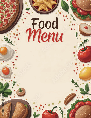 Food menu Perfect for Restaurants, Cafes, hotel, and Takeaway Menus template
