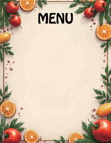 Food menu Perfect for Restaurants, Cafes, hotel, and Takeaway Menus template