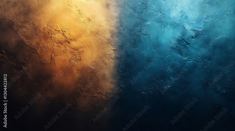 Fototapeta premium Dramatic Warm Cool Abstract Texture Background. AI Generated