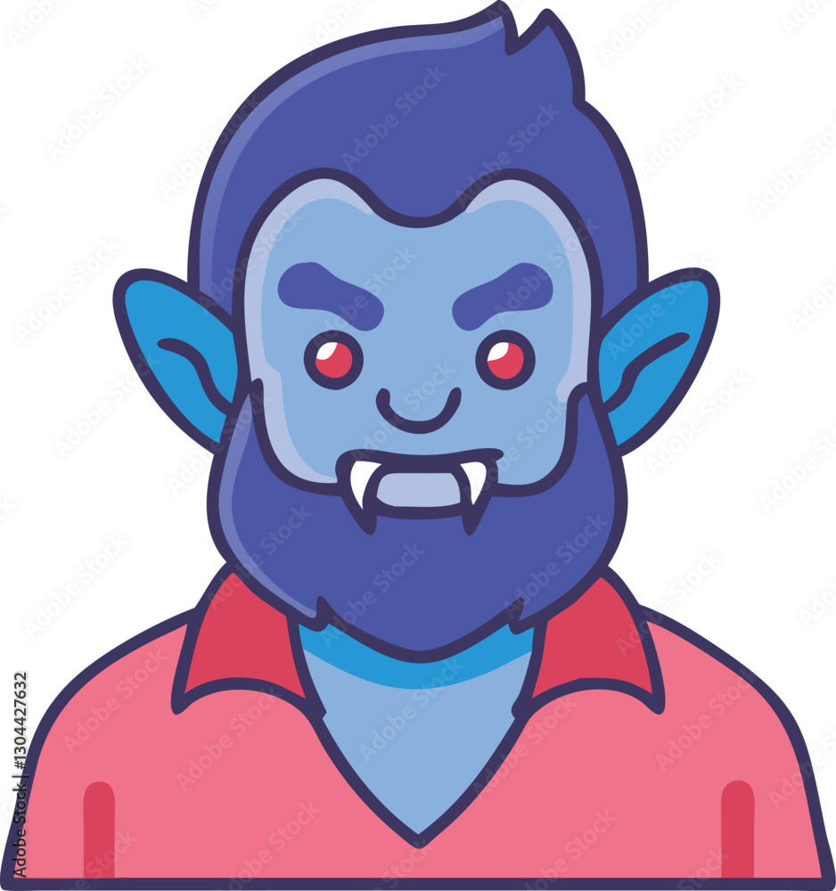 Fototapeta premium funny cartoon zombie