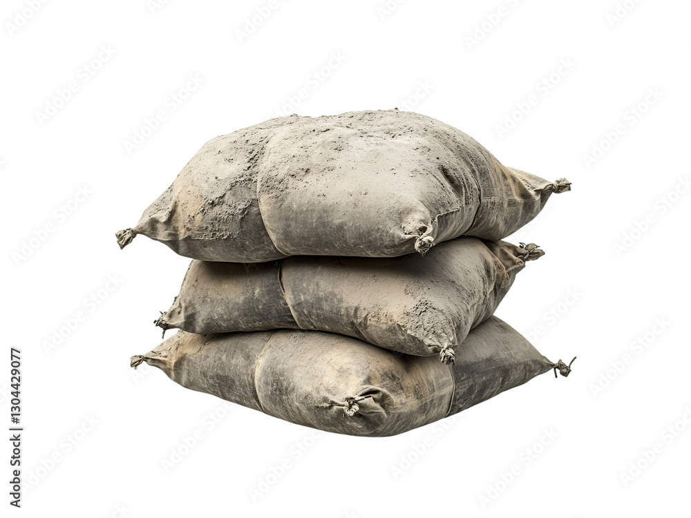 Fototapeta premium pile of cement bag