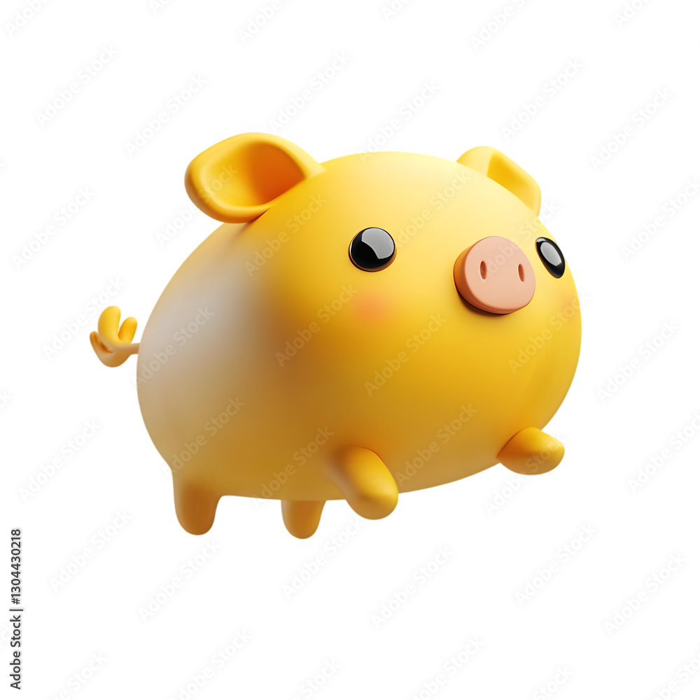 A high-resolution animal icon in a stunning 3D style, great for web and game design A high-resolution animal icon in a stunning 3D style, great for web and game design