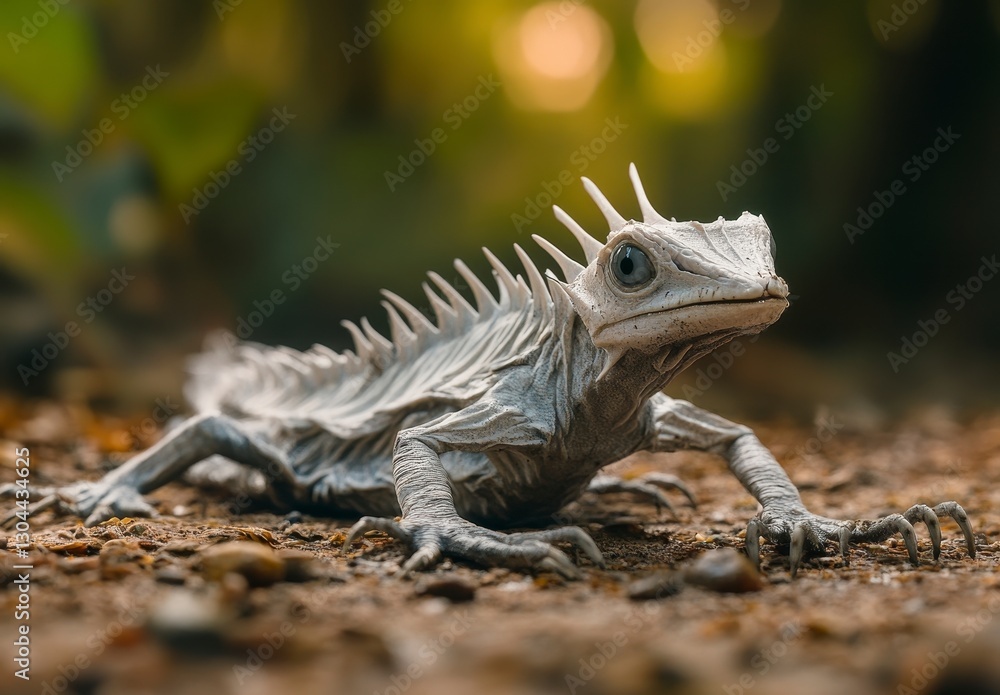 Obraz premium Unique Creature on Forest Floor