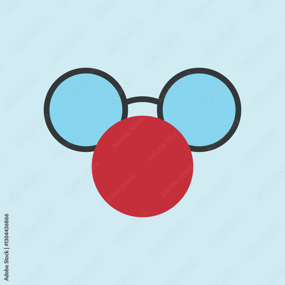 Clown nose icon symbolizes playful humor, ideal for April Fool's Day designs, circus themes, comedy events, and prank-related visuals. Clown nose icon symbolizes playful humor, ideal for April Fool's Day designs, circus themes, comedy events, and prank-related visuals.