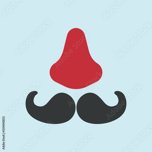 Clown nose icon symbolizes playful humor, ideal for April Fool's Day designs, circus themes, comedy events, and prank-related visuals.