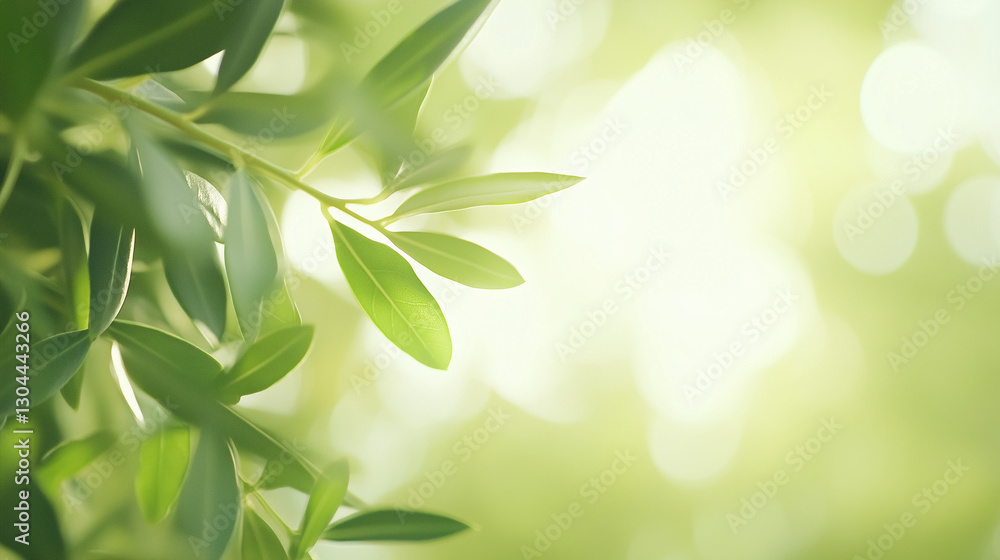Sun-Kissed Foliage: The image portrays vibrant green leaves, kissed by the sun's gentle rays, creating a captivating display of nature's beauty. Sun-Kissed Foliage: The image portrays vibrant green leaves, kissed by the sun's gentle rays, creating a captivating display of nature's beauty.