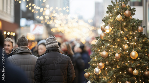 Festive Cheer in City Stree...