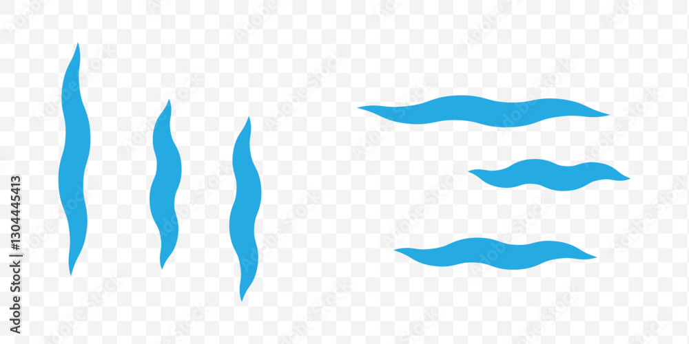 Obraz premium Windy icon Flat art in black and Transparent isolated. Wind icon. Windy icon linear logo isolated. EPS 10. 