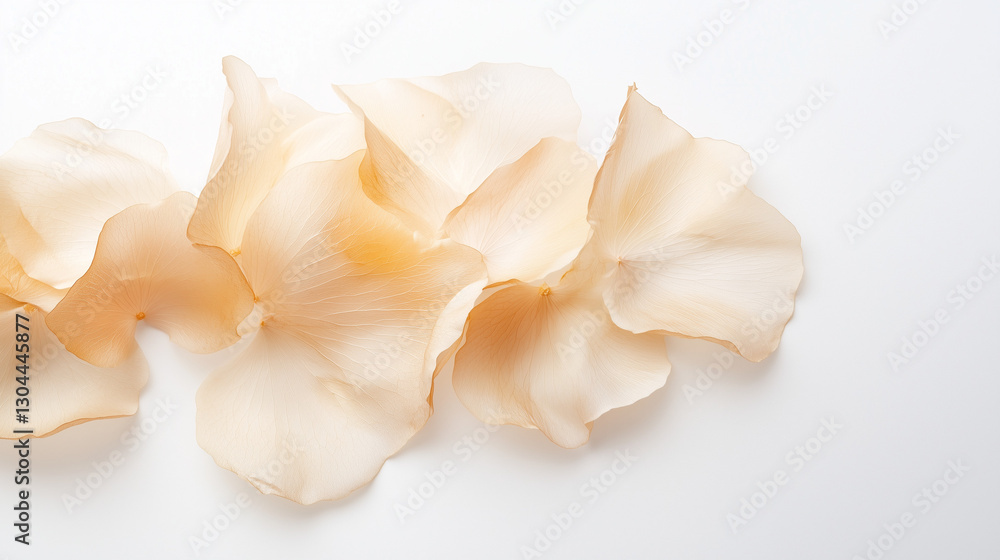 Delicate Petals: An artful close-up reveals the intricate beauty of translucent petals, their soft textures and gentle hues creating a visual poem of organic grace and ethereal charm. Delicate Petals: An artful close-up reveals the intricate beauty of translucent petals, their soft textures and gentle hues creating a visual poem of organic grace and ethereal charm.