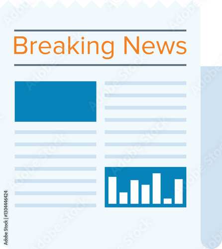 press release flat web icon concept