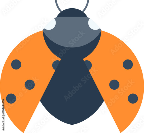 bug fixing flat web icon concept