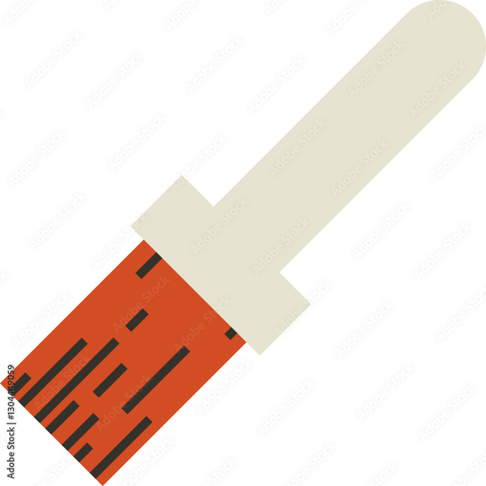 brush tool flat web icon concept