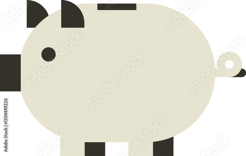 savings flat web icon concept