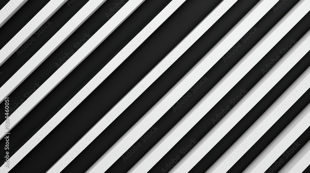 A modern abstract design featuring diagonal black and white stripes, creating a dynamic visual pattern with depth and contrast. A modern abstract design featuring diagonal black and white stripes, creating a dynamic visual pattern with depth and contrast.