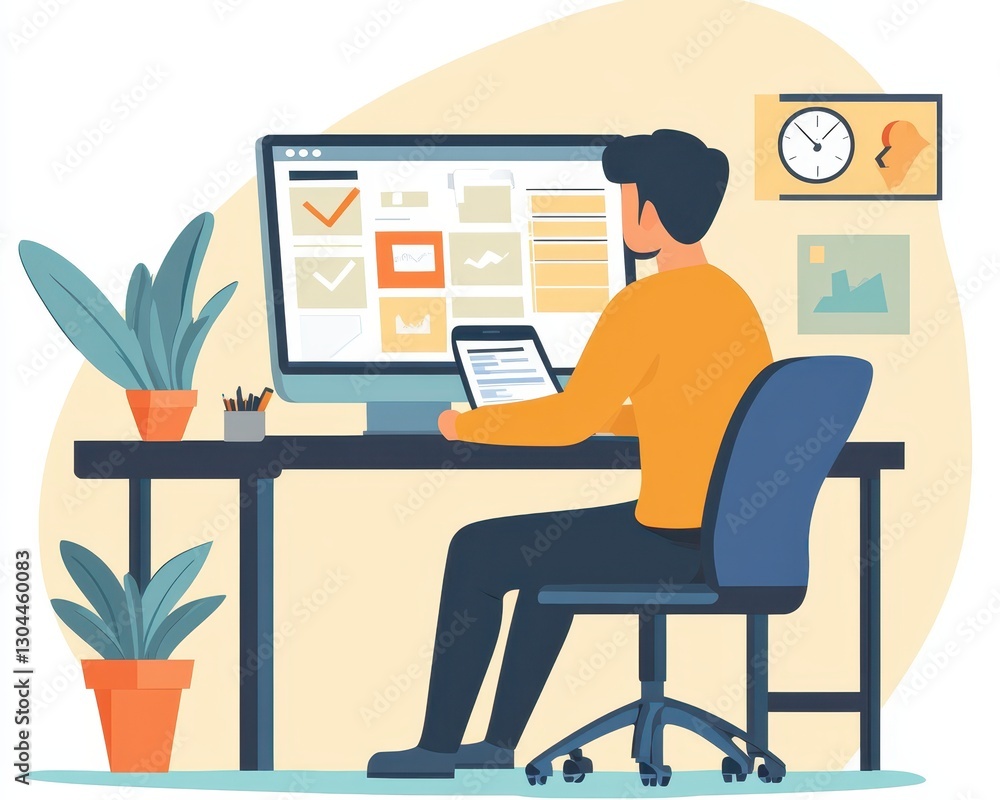 Freelancer automating repetitive tasks with AIpowered scheduling software Freelancer automating repetitive tasks with AIpowered scheduling software