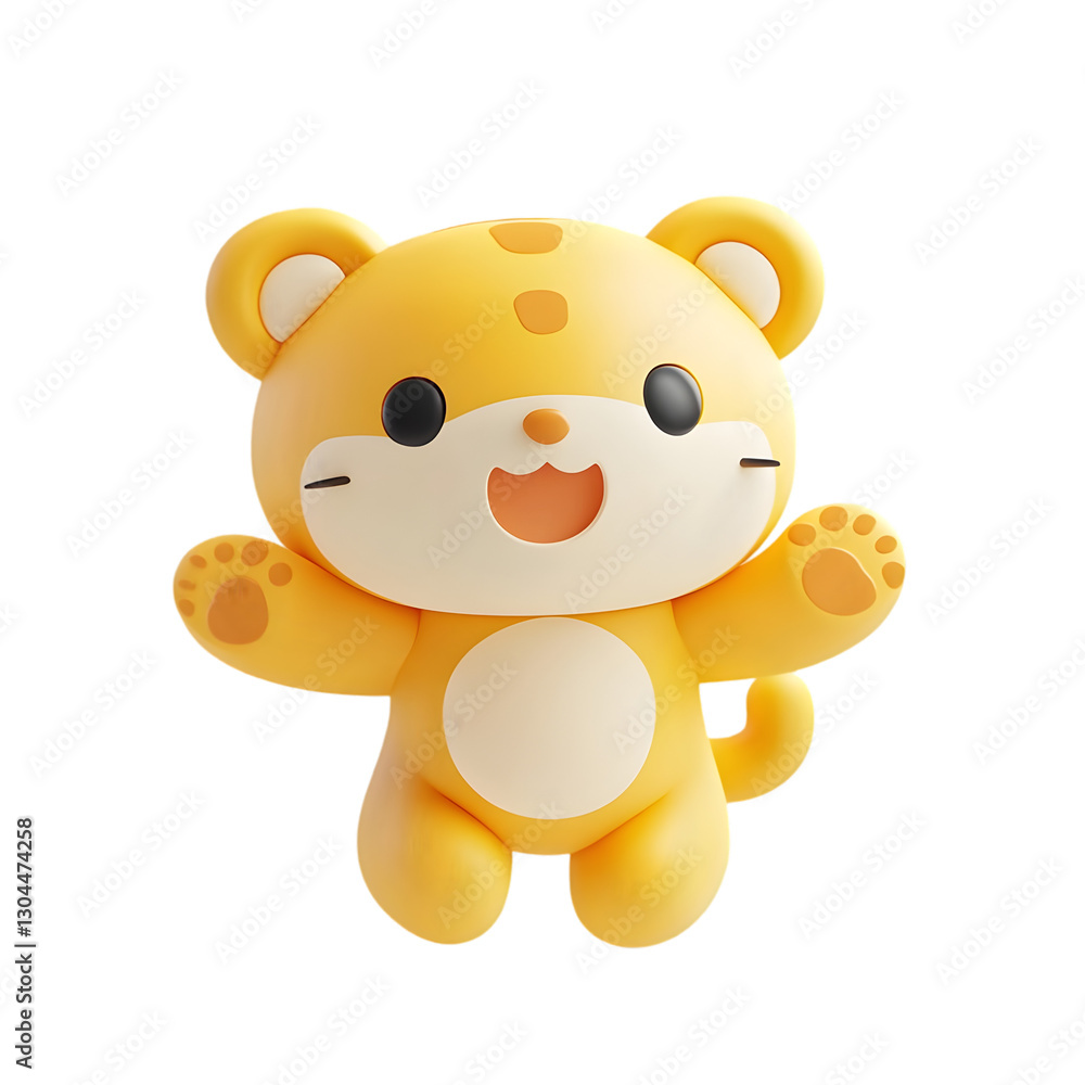 Eye-catching 3D animal icon with a glossy, modern aesthetic for creative projects Eye-catching 3D animal icon with a glossy, modern aesthetic for creative projects