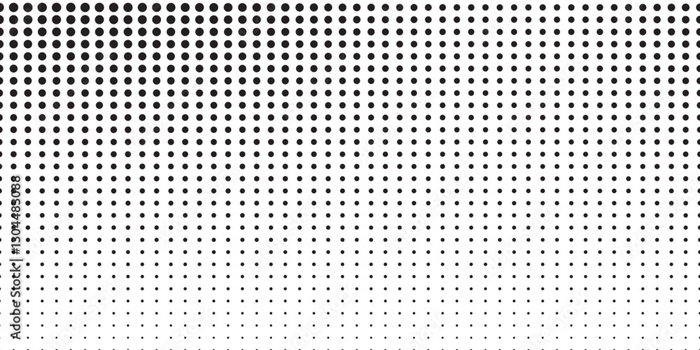 Dot grid pattern vector illustration. Simple black white point background with small and large polka dots Dot grid pattern vector illustration. Simple black white point background with small and large polka dots