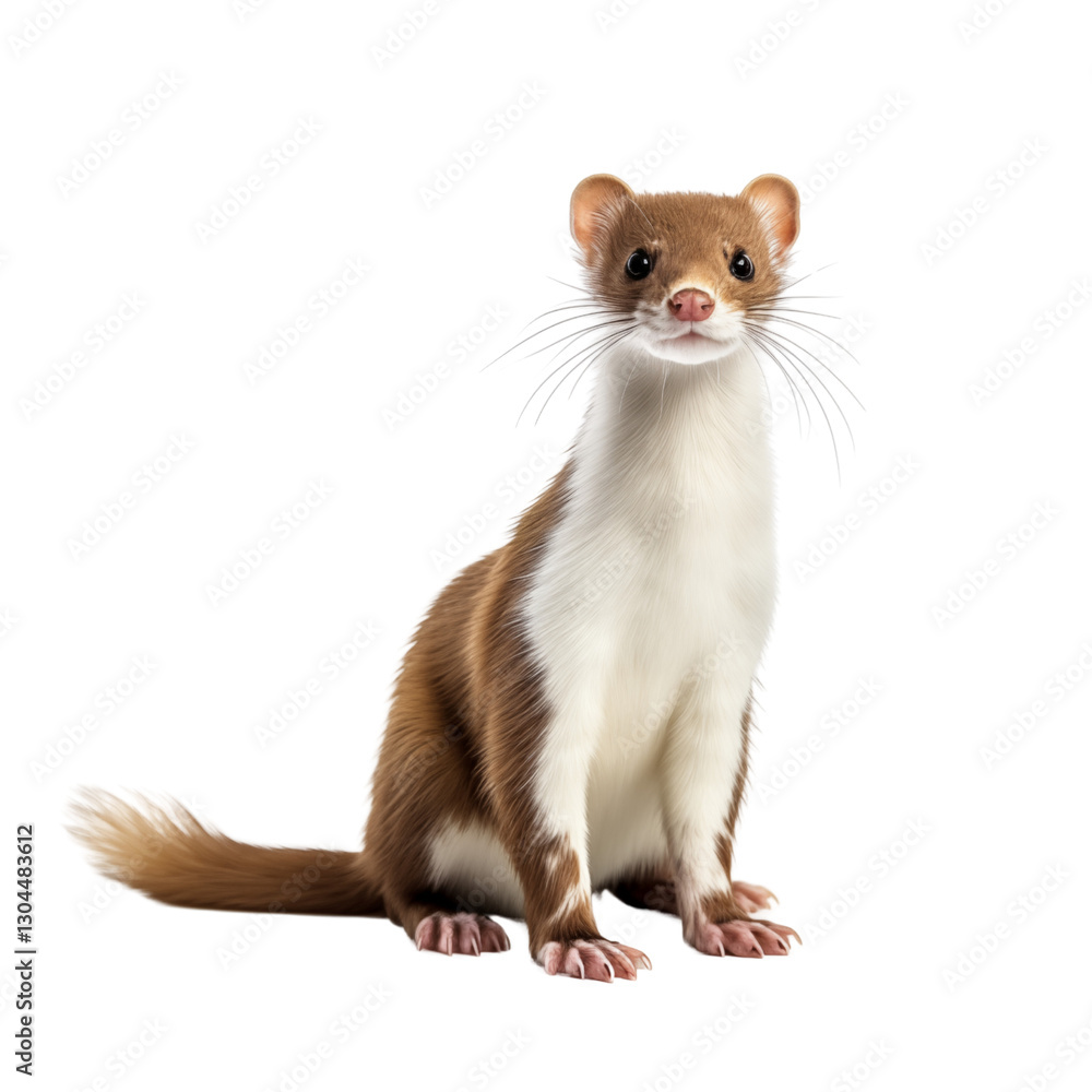 Detailed Full-Body Weasel Illustration – Realistic Animal Art Detailed Full-Body Weasel Illustration – Realistic Animal Art