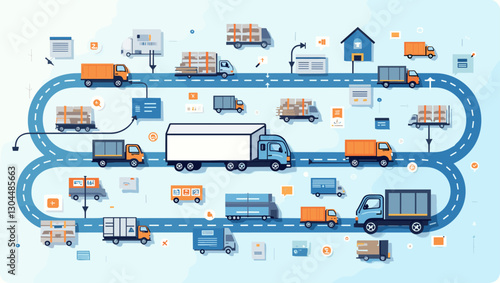 Efficient Supply Chain Management with Automated Inventory Tracking and Optimized Logistics Network