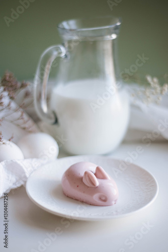 Wallpaper Mural cute easter menu idea: jelly easter bunny Torontodigital.ca