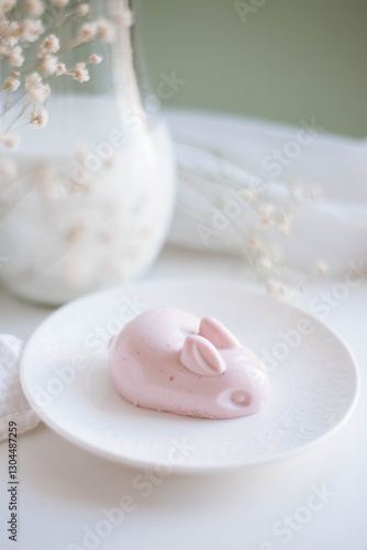 Wallpaper Mural cute easter menu idea: jelly easter bunny Torontodigital.ca