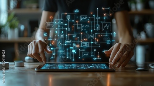Exploring interactive data visualization in a creative digital workspace environment
