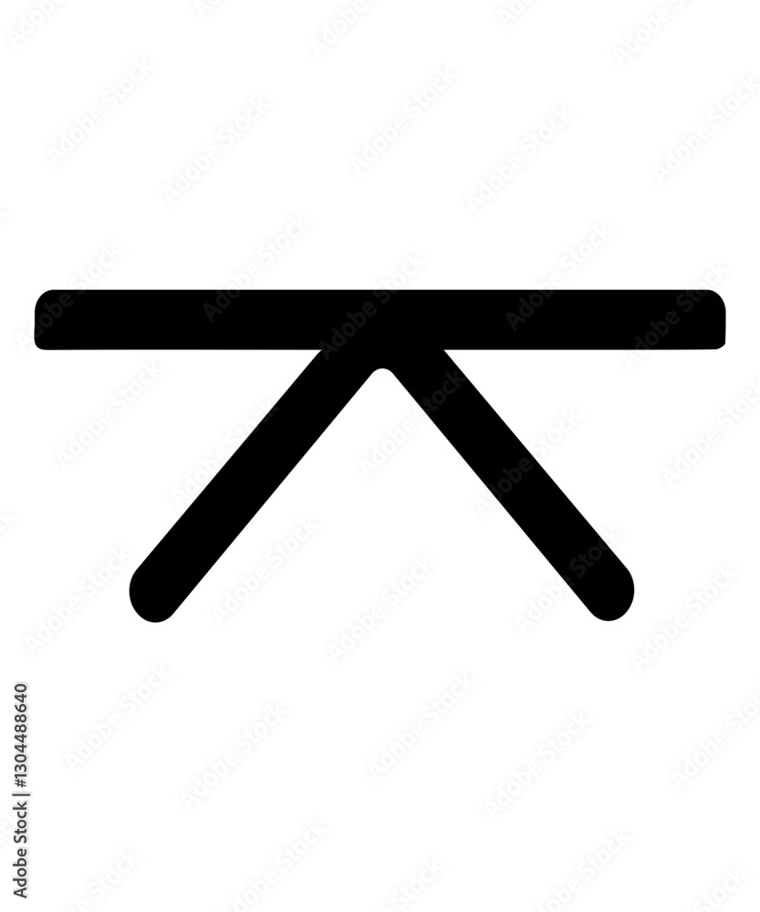 Quincunx icon filled with black Quincunx icon filled with black