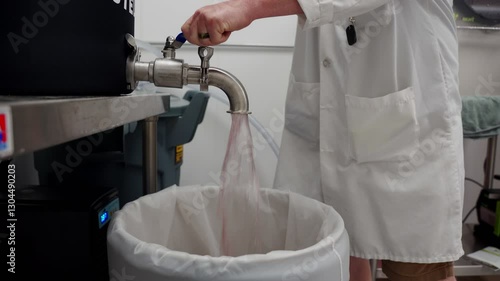 Draining The Wash Bucket of An Ice Water Hash System