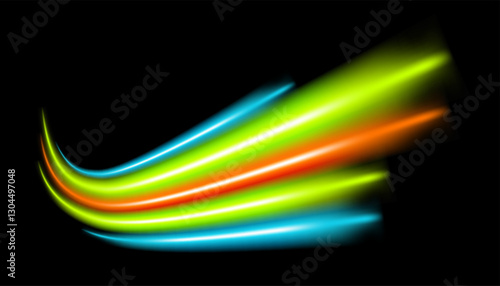 Colorful background at the bottom that would make an ideal template