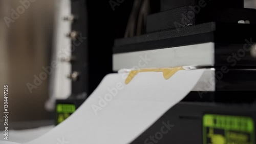 Fresh Frozen Live Rosin Being Pressed, Side View