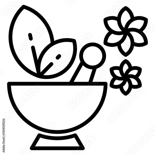 ayurveda single icon