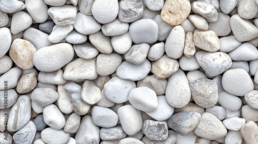 Top View Seamless Texture of White Small Pebbles Top View Seamless Texture of White Small Pebbles