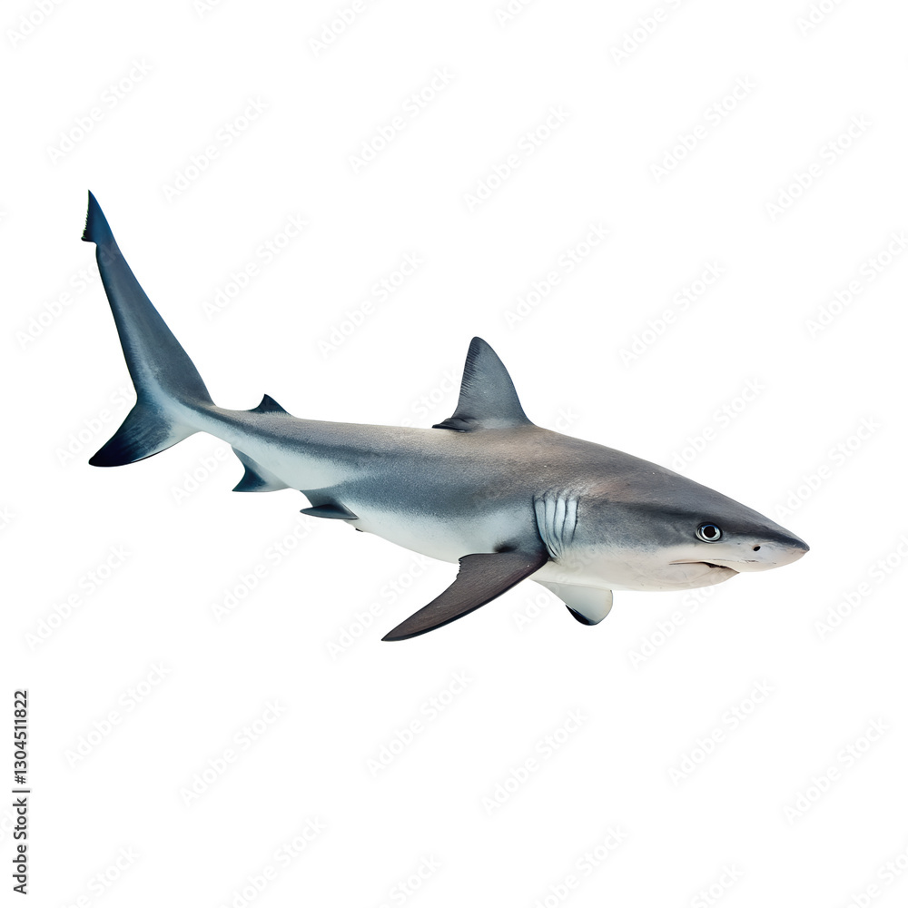 shark on white background shark on white background